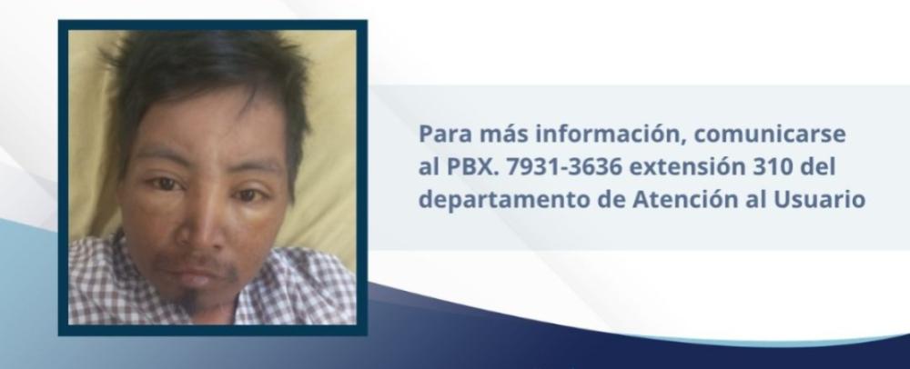 Buscan a familiares de paciente ingresado en el HRO 