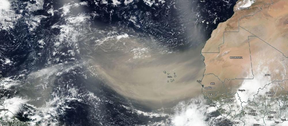 Nueva masa de polvo del Sahara llegará a Guatemala