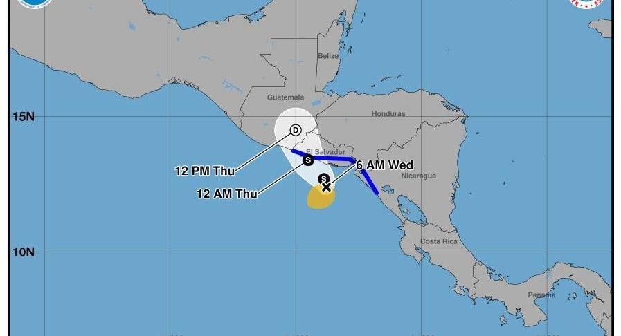 Xela entra en alerta anaranjada por el avance de la tormenta Cristina 