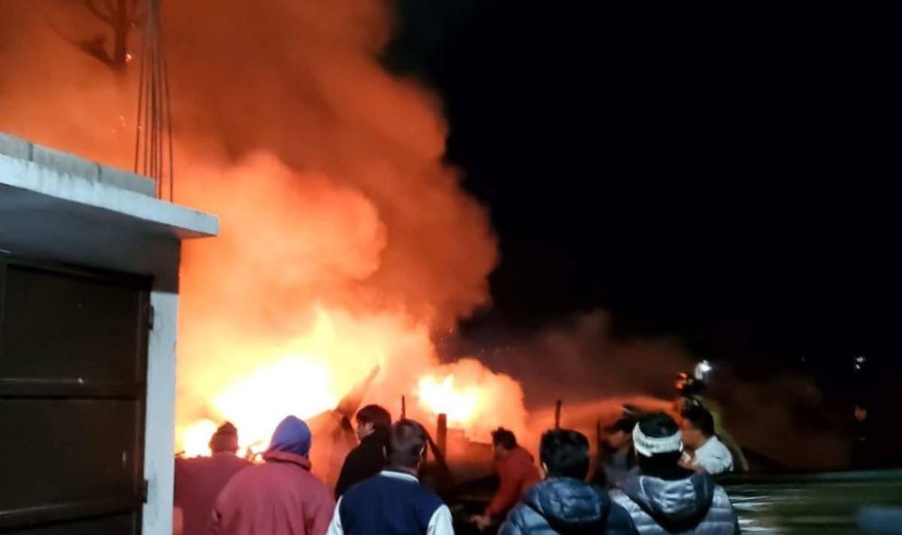 Incendio en San Juan Ostuncalco deja pérdidas superiores a Q60 mil