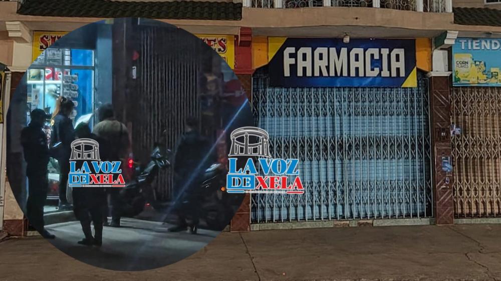 Robo en farmacia de Xela deja pérdidas aún sin cuantificar