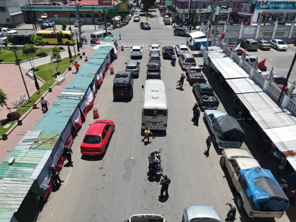 Plan Semáforo Seguro se despliega en el parque Benito Juárez 