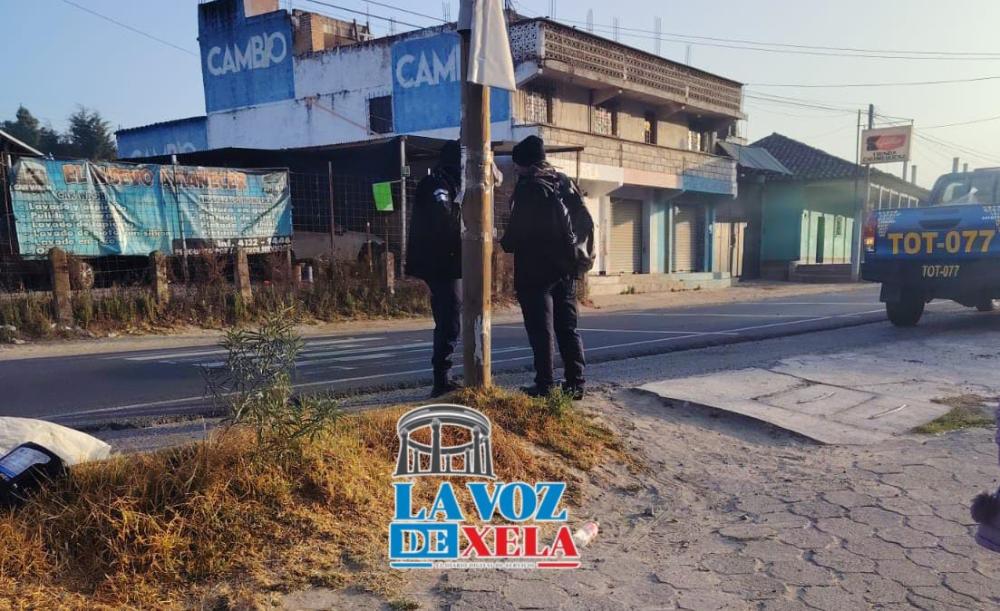 Hombre muere atropellado en ruta hacia Totonicapán
