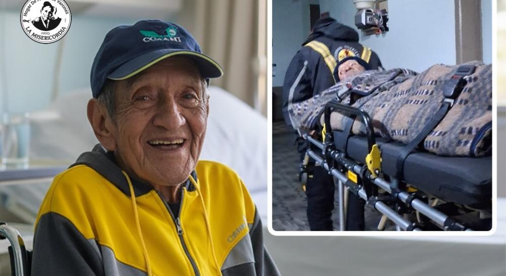 Don César requiere cirugía para recuperar su calidad de vida