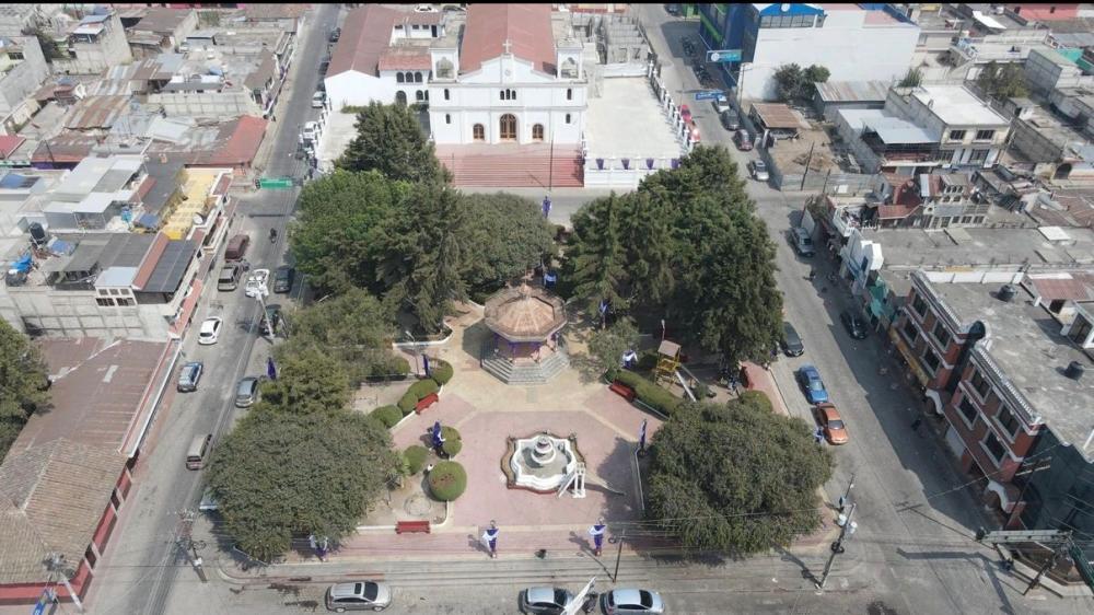 Inician trabajos de renovación en el Parque El Carmen, Salcajá